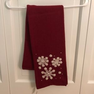 NEW Eddie Bauer Snowflake Scarf